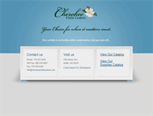 Tablet Screenshot of cherokeechildcaskets.com